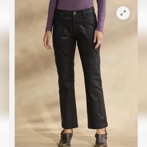 Sundance Coated Bronte Cargo Pants Fudge NWT